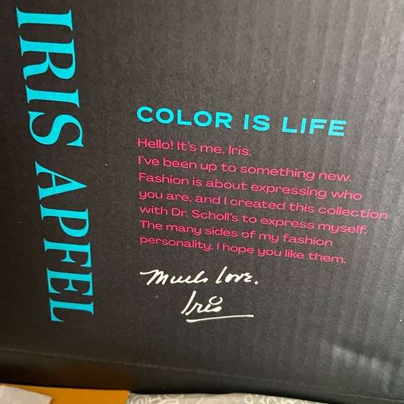 DR. SCHOLL'S Tiger Original Iris Apfel Collaboration Velvet Sandals/Clogs. NWT - Picture 3 of 16